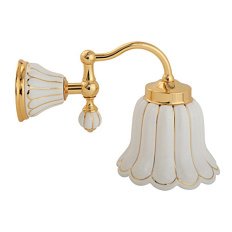 Светильник Migliore Olivia керамика с золотым декором, золото