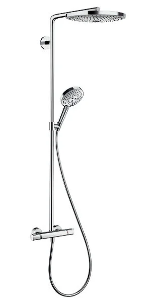 Душевая стойка Hansgrohe Raindance Select 27133 с термостатом (детальная фотография)