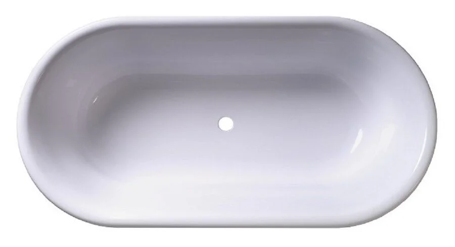 Ванна из искусственного камня Belux Колизей ВК 1750, 4810924267320, 170 x 75 см, белый (детальная фотография), овальные