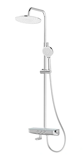 Душевая стойка IDDIS Shelfy хром - фото 1