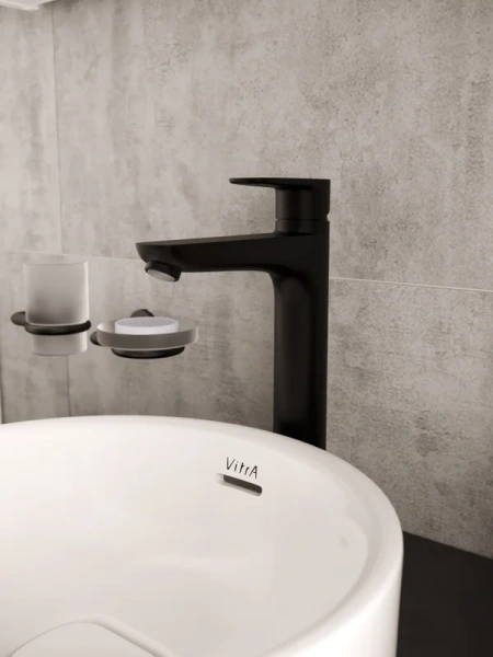 Раковина VitrA Metropole 40 см белая 7532B003-0673 (детальная фотография), накладные (на столешницу)