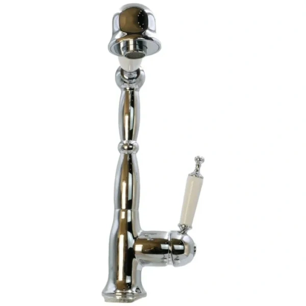 Смеситель для кухни Migliore Oxford 18 с выдвижным изливом (детальная фотография), высокие, округлая форма