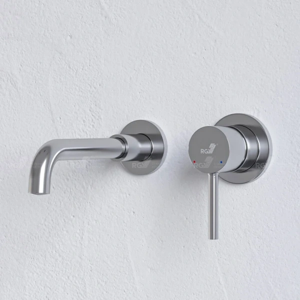 Смеситель для раковины RGW Shower Panels SP-47 встраиваемый хром 51140547-01 (детальная фотография)