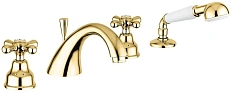 Смеситель для ванны, золото, Emmevi Deco Classic