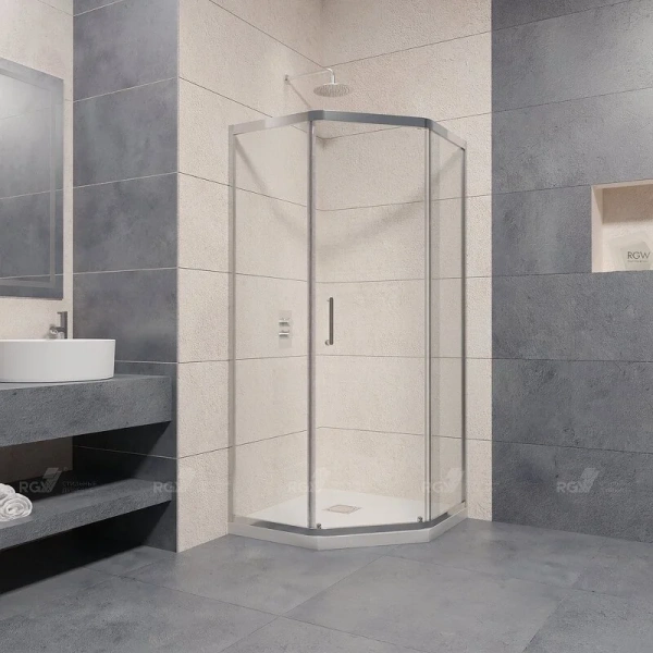 Душевой уголок RGW Passage PA-86 90x120 см профиль хром, стекло прозрачное 38088692-11 (детальная фотография), хром