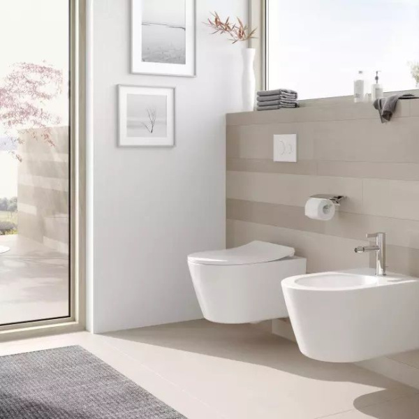 Унитаз подвесной TOTO RP безободковый CW552Y (детальная фотография), без бачка, со скрытым бачком