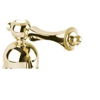 Смеситель для кухни Cezares Margot золото 24 карат, ручка металл MARGOT-LLM2-03/24-M (детальная фотография), для кухни