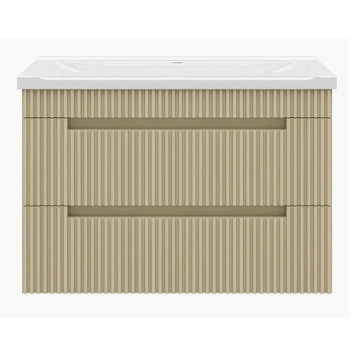 Тумба под раковину подвесная Brevita Ariana 80 см капучино - фото 3