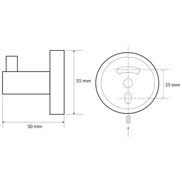 Крючок для ванной Bemeta Omega хром 104106022 (детальная фотография), современные, hi-tech