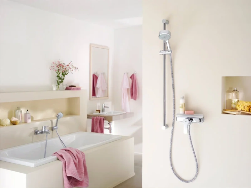 Душевая штанга Grohe New Tempesta 27523000 (детальная фотография), штанги для душа index_1