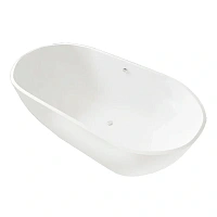 Ванна из искусственного мрамора Aquanet Family Stone AQ-00332889, 160 x 75 см, цвет белый