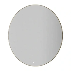 Зеркало с подсветкой Boheme 120 см золото матовое