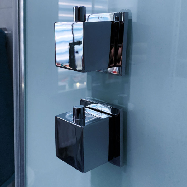 Закрытая душевая кабина Elegansa Rhein 2011 H0000041 (детальная фотография), пристенные, с сауной (баней), с гидромассажем, с крышей