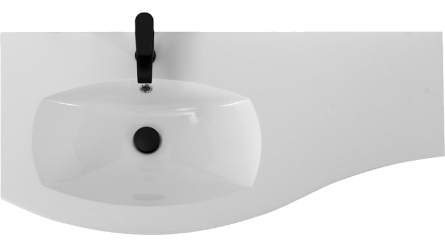 Раковина мебельная Cezares 104 см Bianco, левая 50153 (детальная фотография)