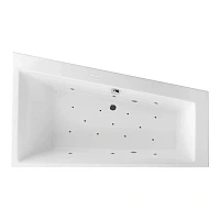Ванна гидромассажная Excellent Sfera Relax 170 x 100 см, правая, белый/хром, WAEX.SFP17.RELAX.CR