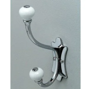 Крючок для ванной двойной, цвет хром, Devon&Devon Mayfair DD112CR (детальная фотография)