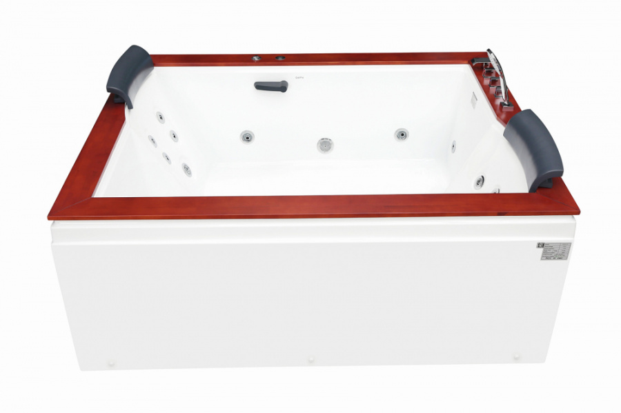 Ванна акриловая правосторонняя с гидромассажем Gemy G9052 II B R (детальная фотография), акриловые