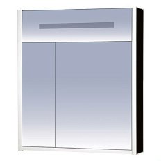 Зеркальный шкаф, цвет чёрный, Misty Джулия
