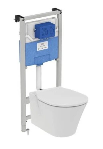 Унитаз с инсталляцией Ideal Standard ProSys Connect Air с сиденьем микролифт K819501PA15 (детальная фотография)