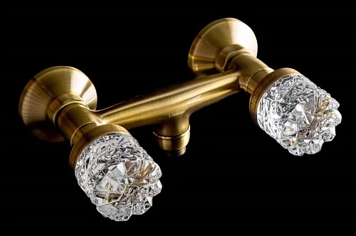 Смеситель для душа Boheme Crystal бронза - фото 2