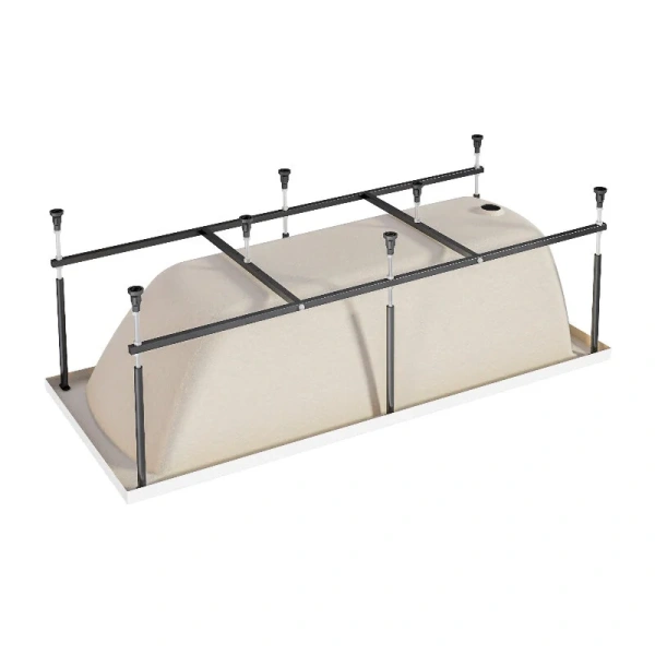 Ванна акриловая 1MarKa Modern 01мод1575кс2+, 150 x 75 см, цвет белый (детальная фотография), угловые, приставные, встраиваемые