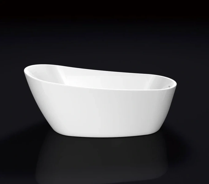 Ванна акриловая BelBagno 175х80 см отдельностоящая BB15 (детальная фотография), современныe, hi-tech