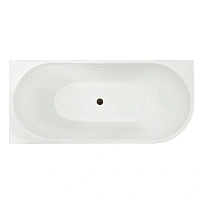 Ванна акриловая Royal Bath Nero RB710300L-BL/RB710300R-BL, 150 x 75 см, левая/правая, цвет белый
