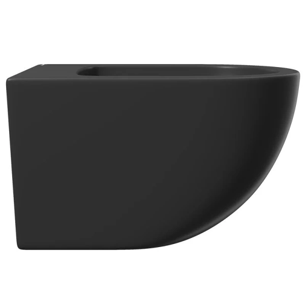 Биде подвесное Aqueduto Ovo черное матовое OVO0340 (детальная фотография), круглой формы