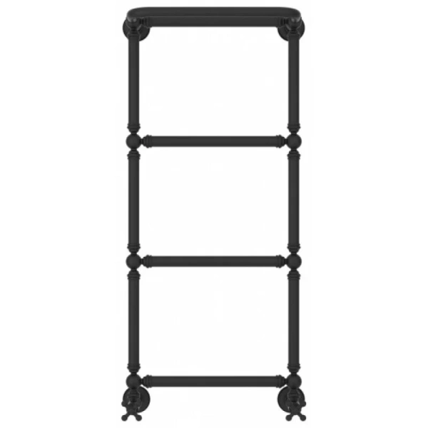 Полотенцесушитель водяной Сунержа Ренессанс 40х96 см темный титан муар 15-0281-9640 (детальная фотография), для систем горячего водоснабжения, для систем отопления, с нижним подключением