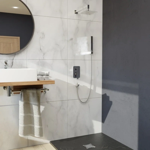 Душевой комплект RGW Shower Panels SP-54 хром 21140854-01 (детальная фотография), душевые комплекты, наборы