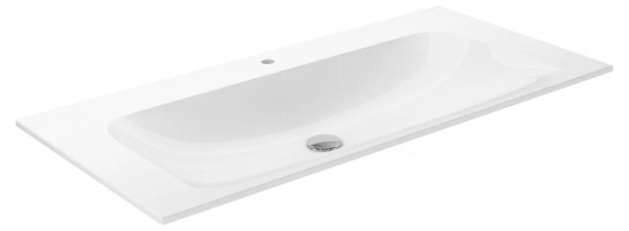 Раковина мебельная Keuco Plan 100 см белая 32970 311001 (детальная фотография)