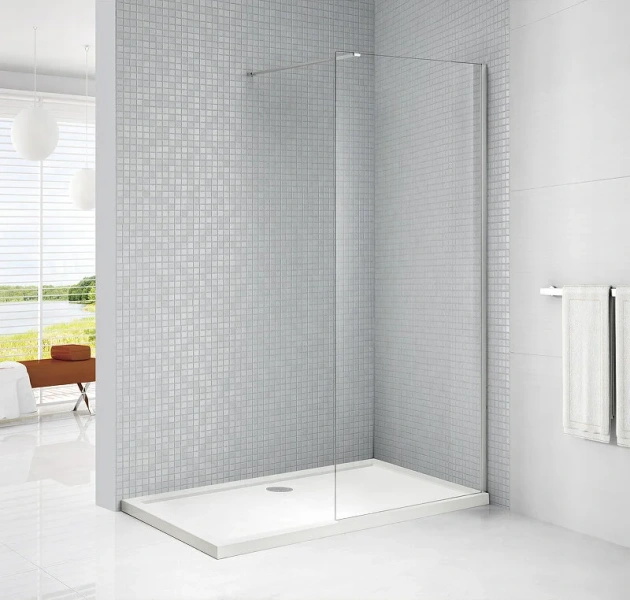 Душевая перегородка Cezares Liberta 130 см профиль хром LIBERTA-L-1-130-C-Cr (детальная фотография), хром