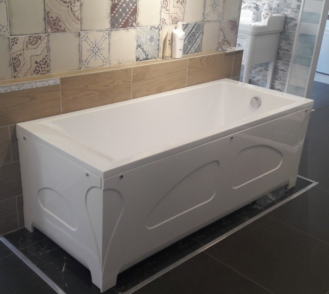 Ванна из литьевого мрамора Эстет Дельта 170x70 см белая матовая ФР-00014388 (детальная фотография), прямоугольные