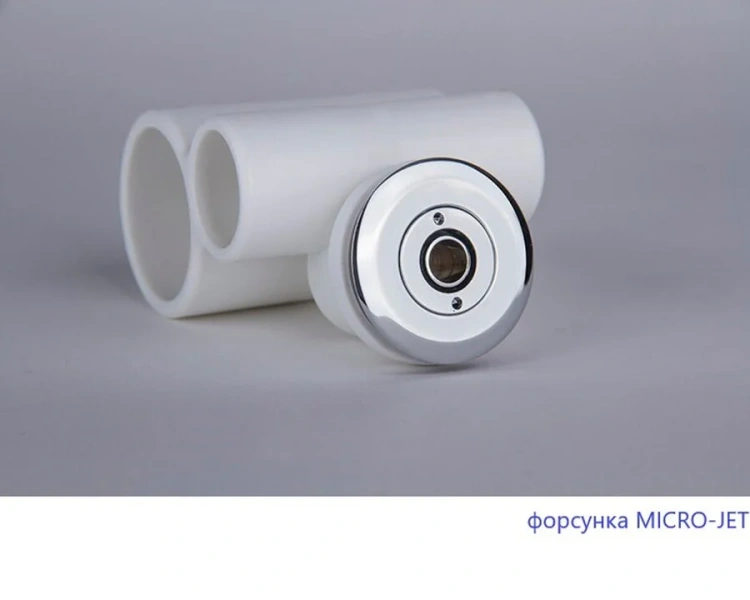 Ванна гидромассажная Whitecross Savia Duo Line, 170 х 80 см, увеличенная толщина акрила, усиленная армировка, белый/хром, 0103.170080.100.LINE.CR (детальная фотография), прямоугольные