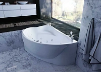 Ванна акриловая Акватек Альтаир 160x120 см правая