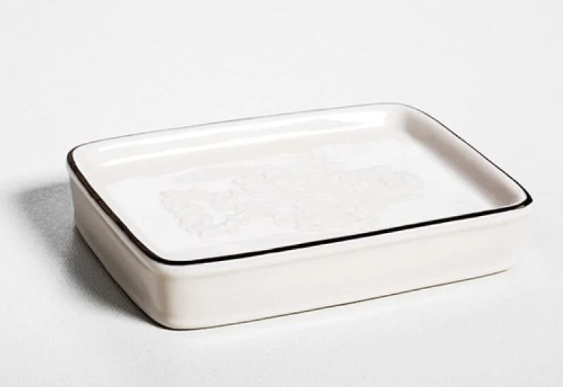 Мыльница WasserKRAFT Rossel белая K-5729 (детальная фотография), настольные