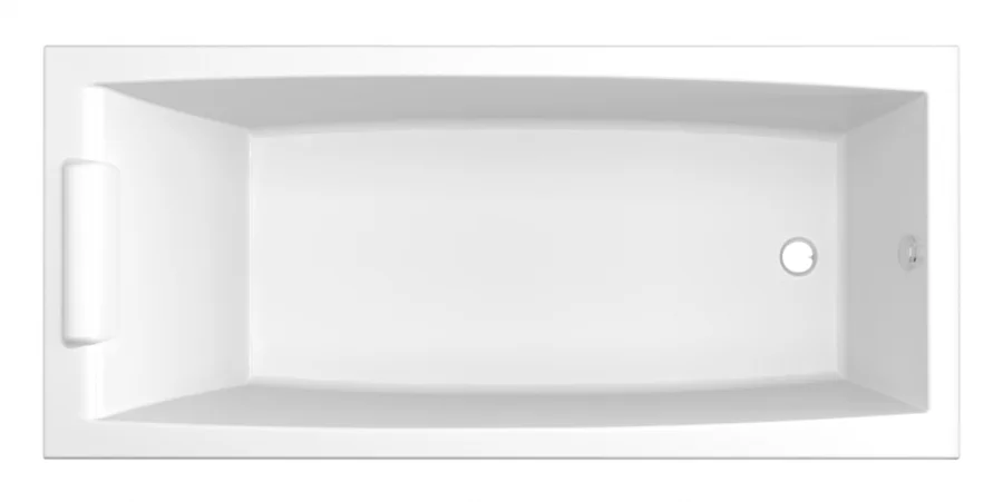 Ванна акриловая Marka One Aelita Slim 170 x 90 см, белый, 01ае1790слим (детальная фотография)