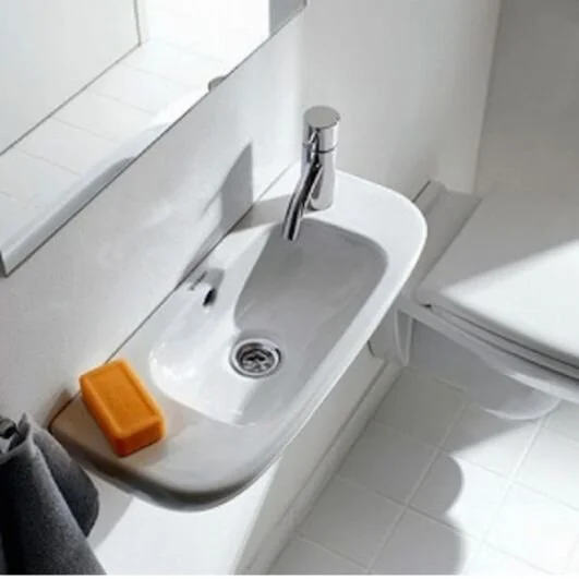 Раковина Duravit D-Code 50 см белая 07065000082 (детальная фотография), белые