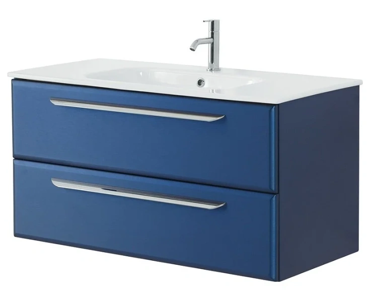 Тумба под раковину подвесная Cezares Eco 80 см Sapfiro ECO-CER-800-2C-SO-SPF-P (детальная фотография), моноблок