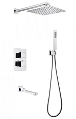 Душевой комплект Abber Daheim хром