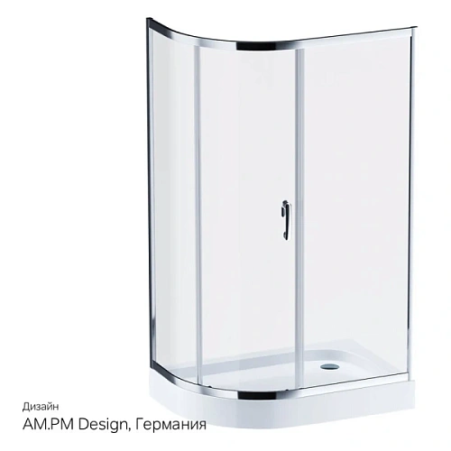 Душевой уголок Am.Pm Like 120х80 стекло прозрачное - фото 1