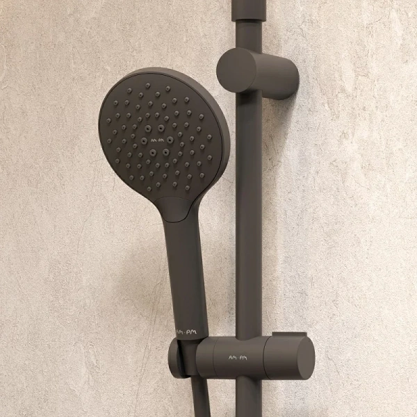 Душевой уголок Am.Pm Gem S 100x80 см с душевой стойкой WK93EQ (детальная фотография), 100х80