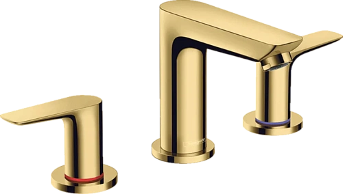 Смеситель для раковины Hansgrohe Talis E полированное золото - фото 3