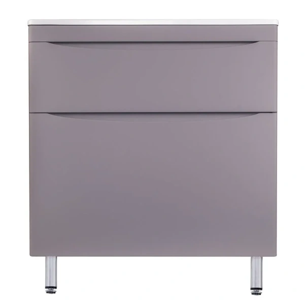 Тумба под раковину напольная Style Line Бергамо 90 см серая СС-00002362 (детальная фотография)