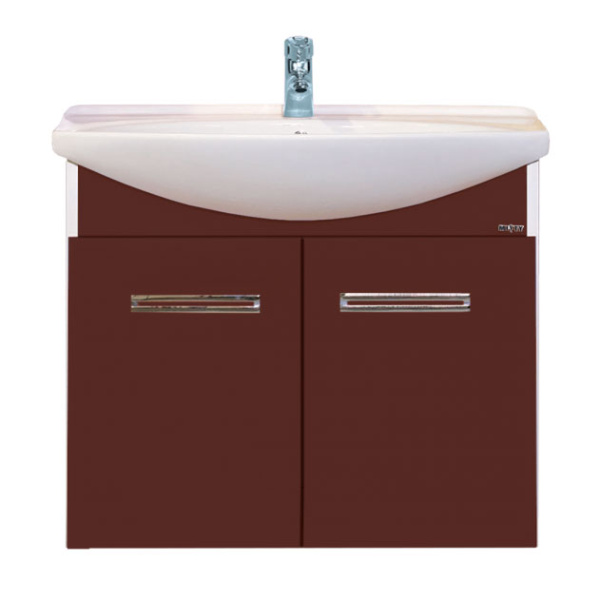 Тумба для раковины, цвет бордовый, Misty Джулия Л-Джу01065-1010ПО (детальная фотография)