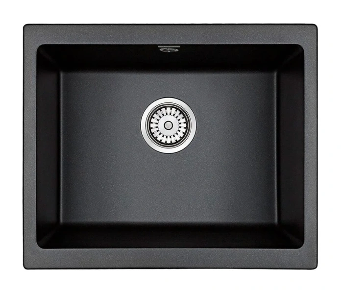 Мойка для кухни Paulmark Gera 55 см черная PM205546-BL (детальная фотография)