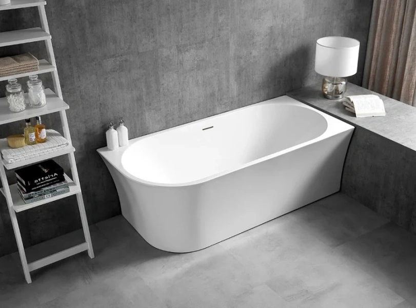 Акриловая ванна ABBER AB9257-1.7 170х78 см без гидромассажа (детальная фотография), асимметричные