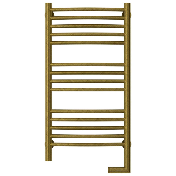 Полотенцесушитель электрический правый, цвет состаренная бронза перемычка выгнутая Сунержа Богема 2.0 800х400 05-5203-8040 (детальная фотография), по запросу