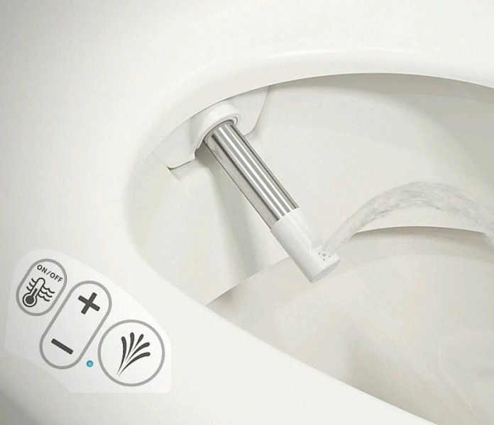 Унитаз напольный с бидеткой Geberit AquaClean Sela 146.175.11.1 (детальная фотография), приставные, встраиваемые