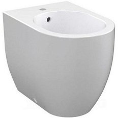 Биде напольное Kerasan Flo белое